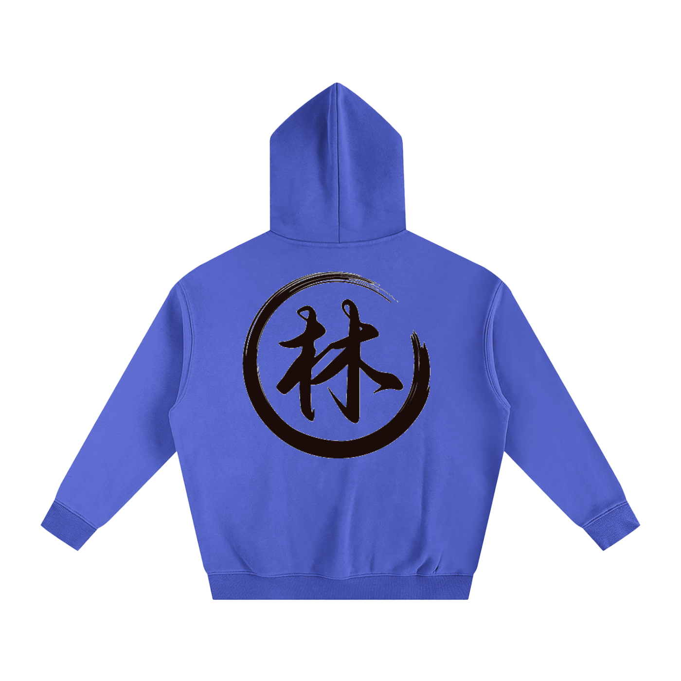 Oversize Fleeced Hoodie - Lin, Black