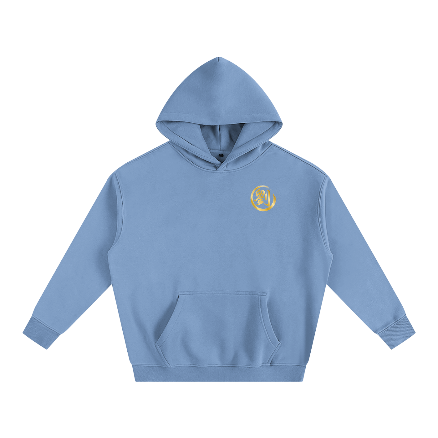 Oversize Fleeced Hoodie - Liu, Gold