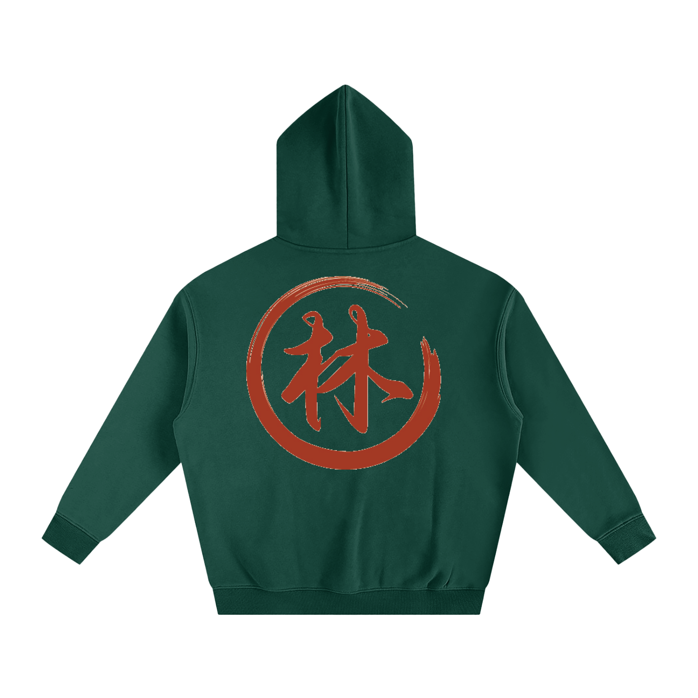 Oversize Fleeced Hoodie - Lin, Red