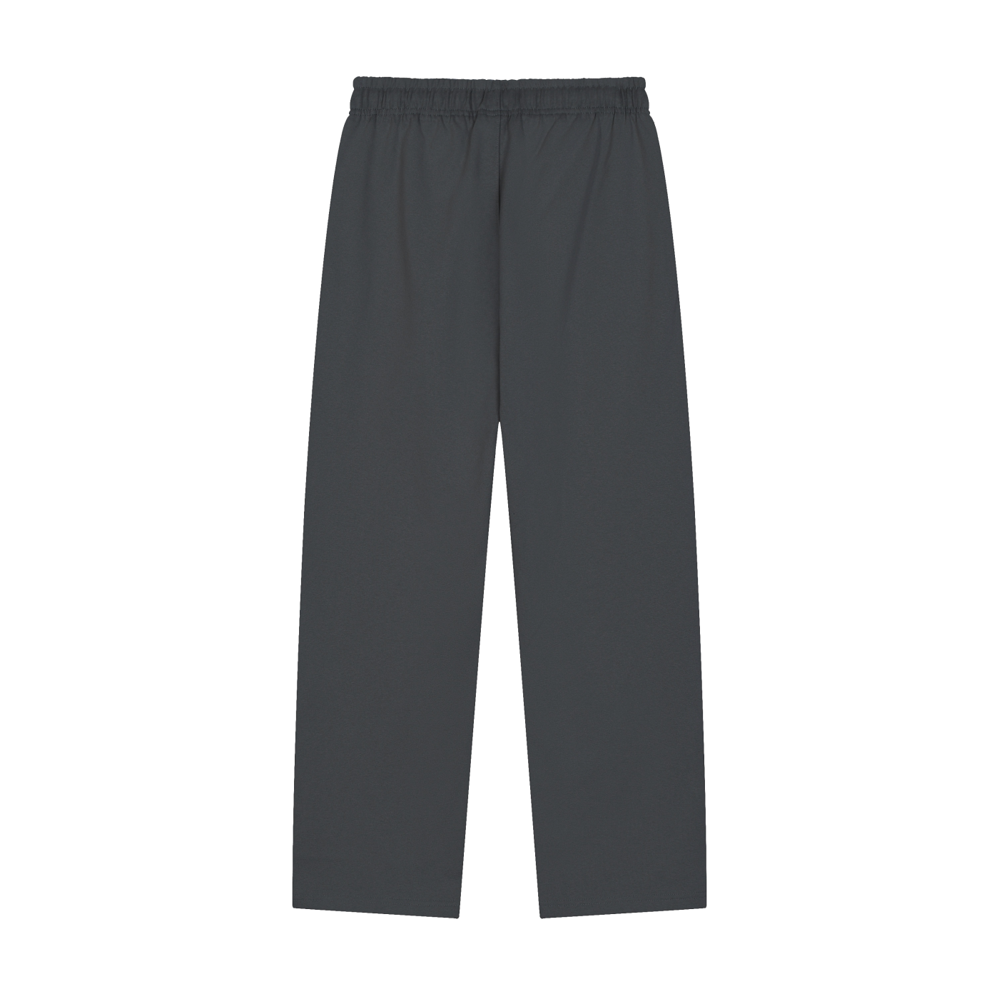 Solid Color Straight-Leg Sweatpants - Liu, Black