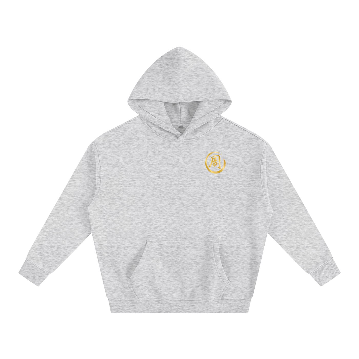 Oversize Fleeced Hoodie - Zhou, Gold